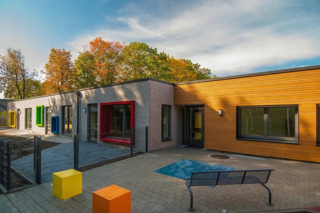 Architekt Mischo KITA Altbau Neubau Erweiterung Architektur Nrw Borken