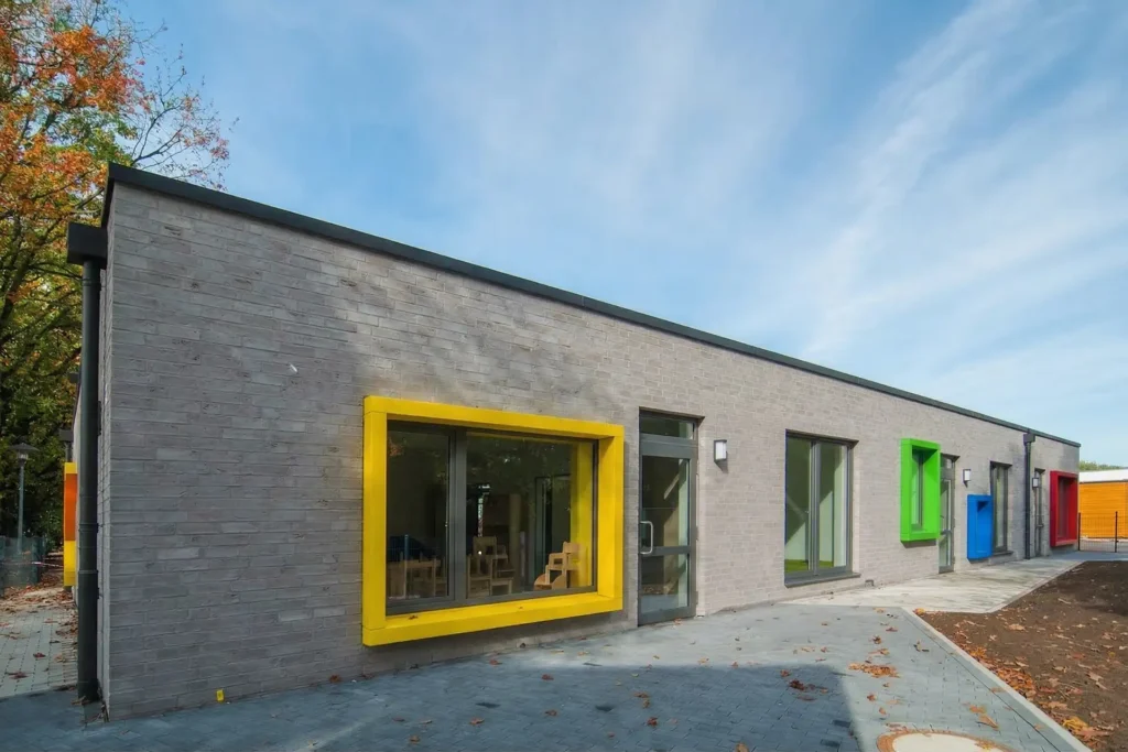 Architekt Mischo KITA Altbau Neubau Erweiterung Architektur Nrw Borken