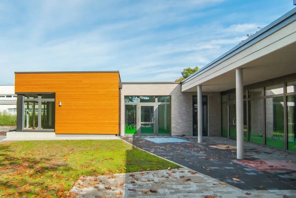 Architekt Mischo KITA Altbau Neubau Erweiterung Architektur Nrw Borken