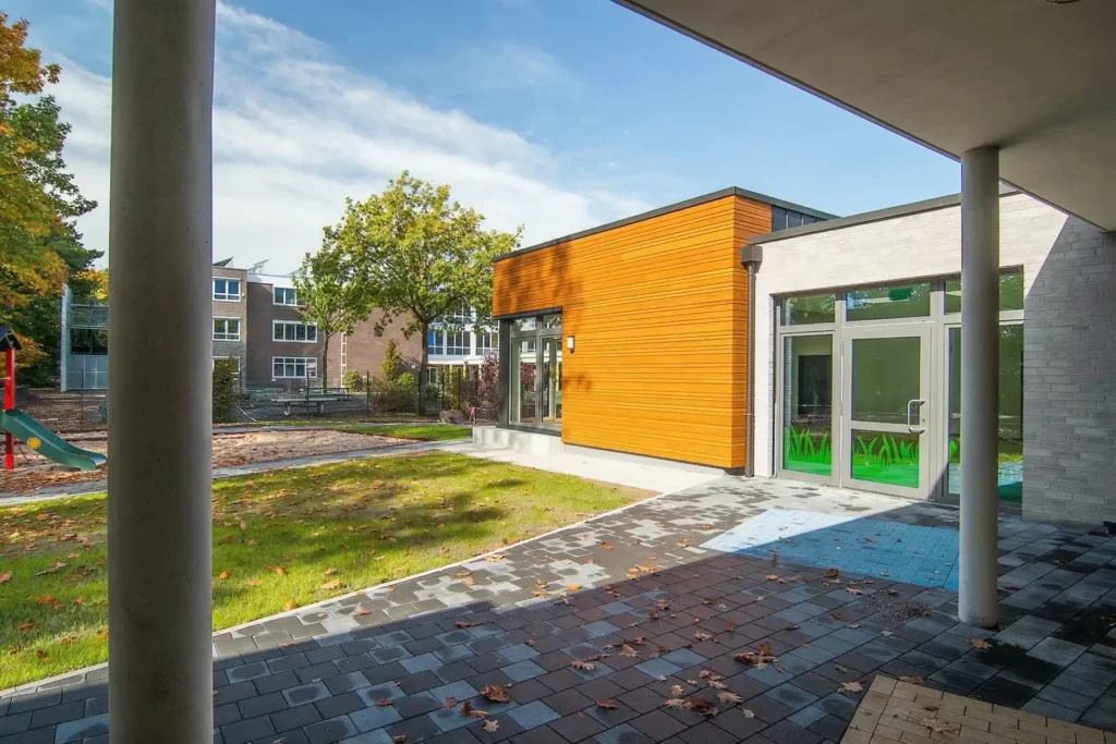 Architekt Mischo KITA Altbau Neubau Erweiterung Architektur Nrw Borken
