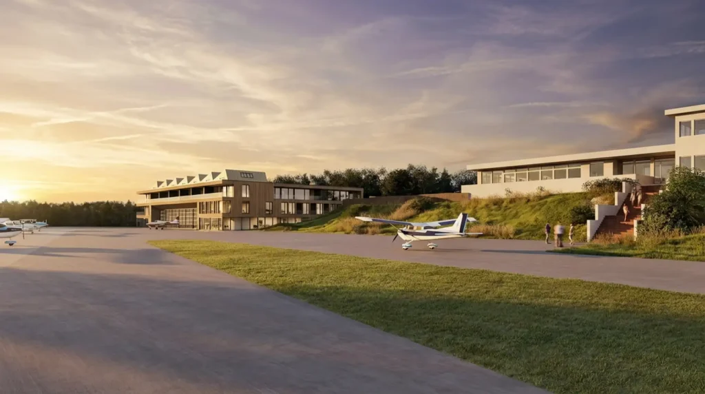 Architekt Mischo Flughafen Busines Jet Aviation Projektentwicklung Architektur Nrw Borken