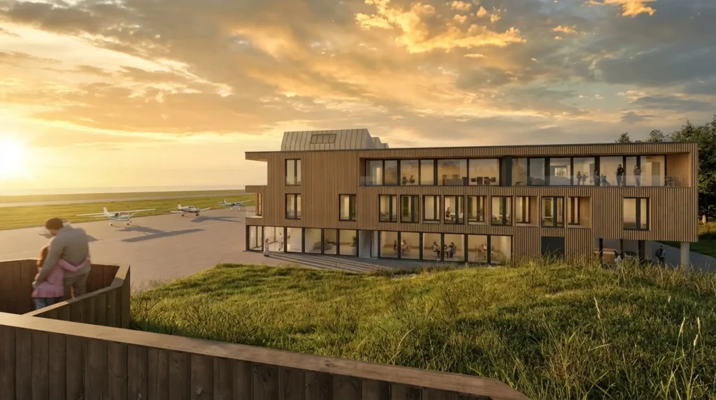 Architekt Mischo Flughafen Busines Jet Aviation Projektentwicklung Architektur Nrw Borken