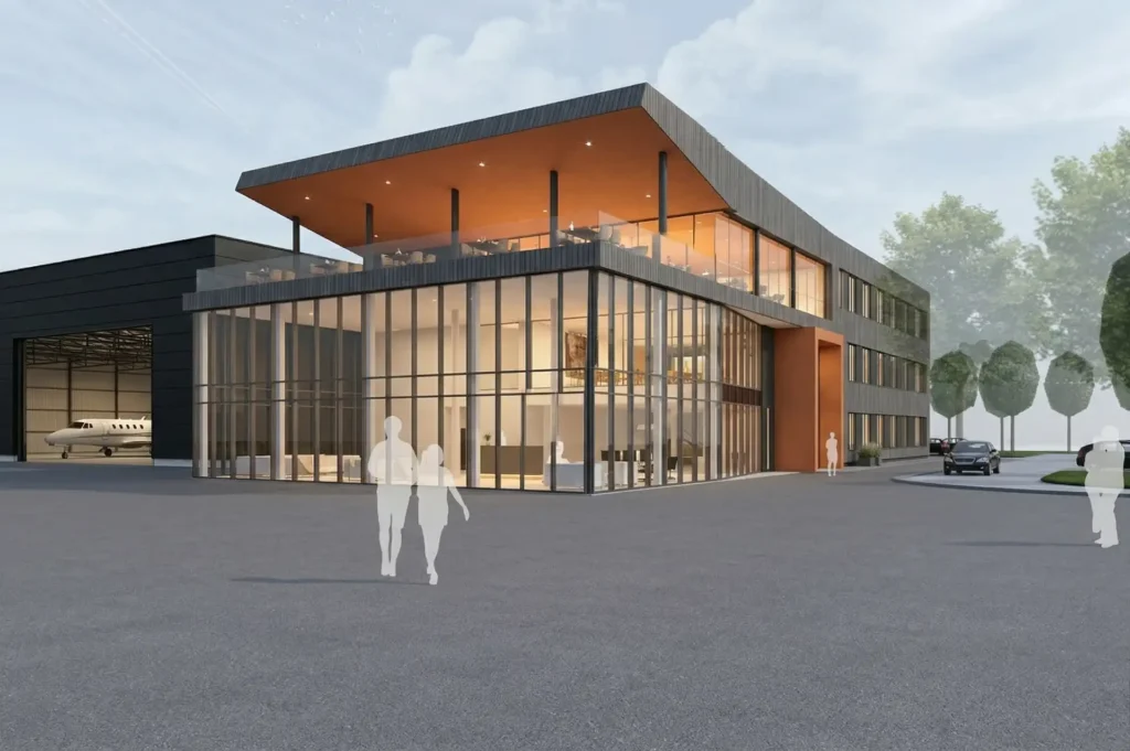Architekt Mischo Flughafen Busines Jet Aviation Projektentwicklung Architektur Nrw Borken