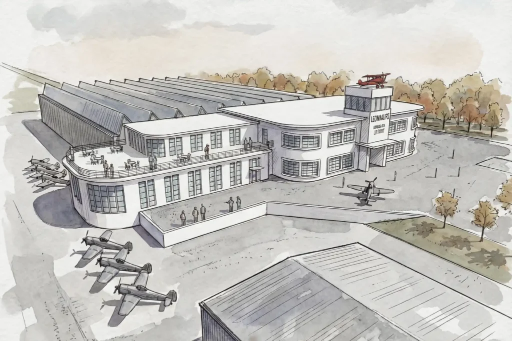 Architekt Mischo Flughafen Busines Jet Aviation Projektentwicklung Architektur Nrw Borken