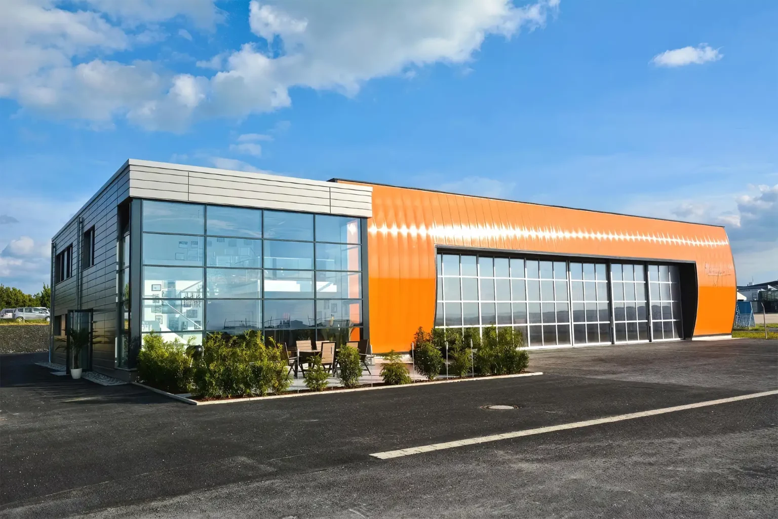 Architekt Mischo Hangar Flughafen Exklusiv Architektur Nrw Borken