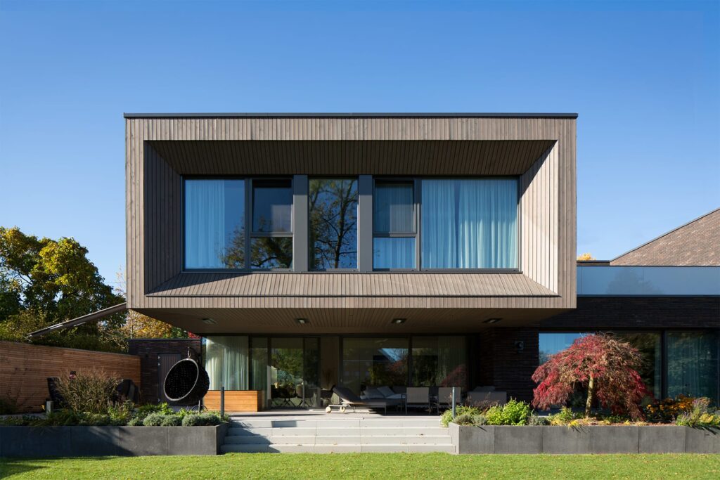 Architekt Mischo Holzfassade Verblendmauerwerk Villa Architektur Nrw Borken