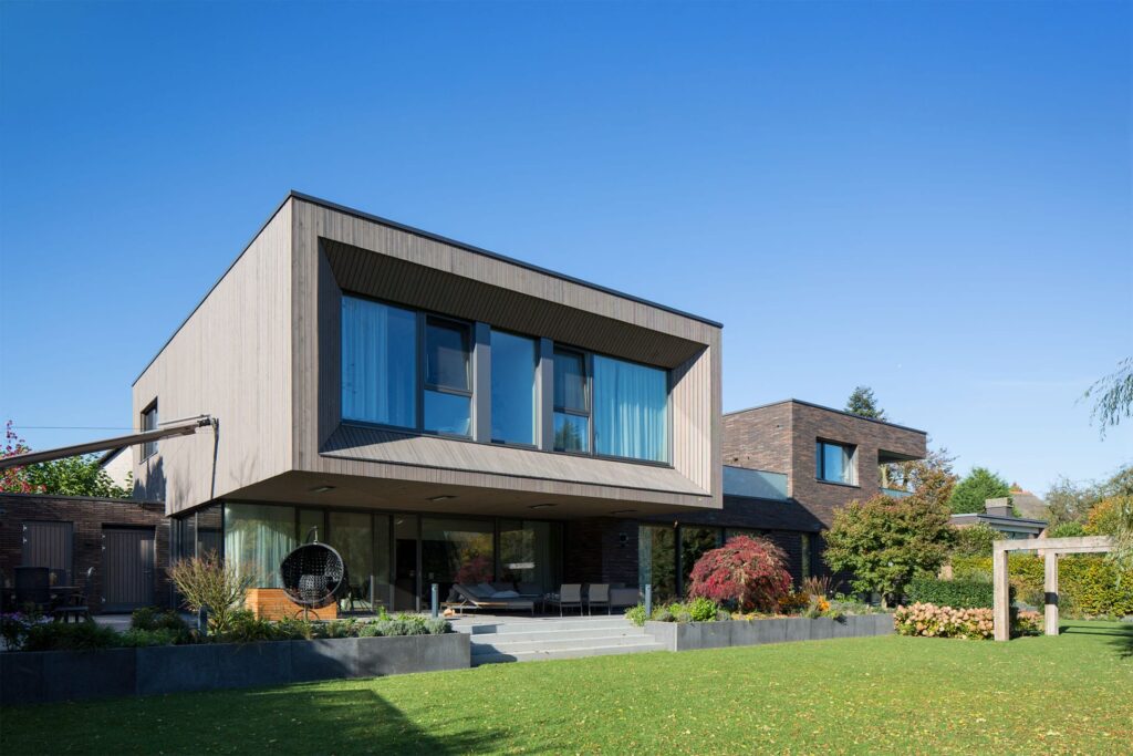 Architekt Mischo Holzfassade Verblendmauerwerk Villa Architektur Nrw Borken