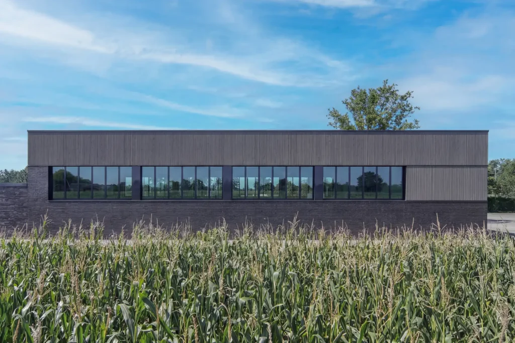 Architekt Mischo Holzverkleidung Turnhalle Neubau Architektur Nrw Borken