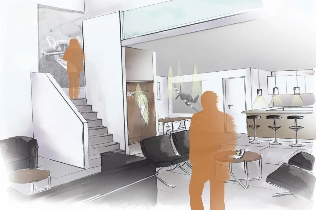 Architekt Mischo Innenraumplanung Interieur Lichtplanung Borken