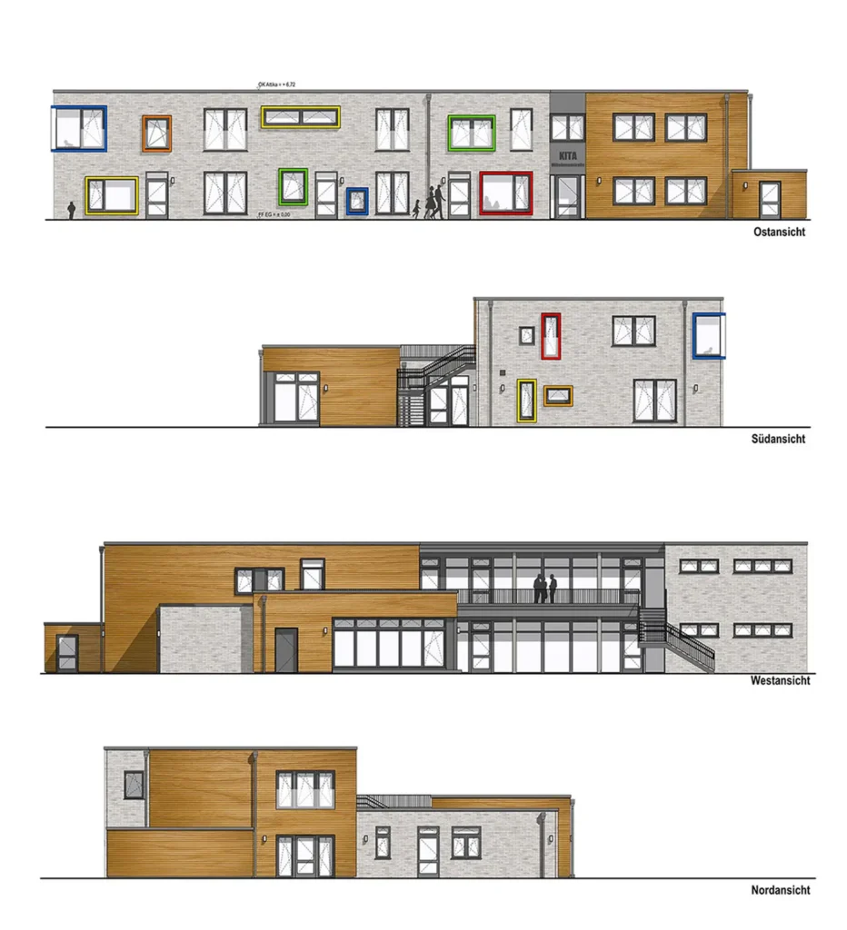 Architekt Mischo Kindergarten öffentlich Architektur Nrw Borken