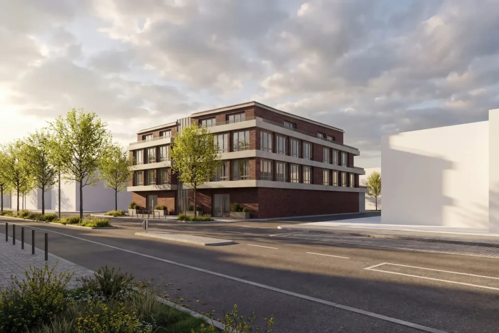 Architekt Mischo Mfh Mehrfamilienwohnhaus Kfw Qng Borken