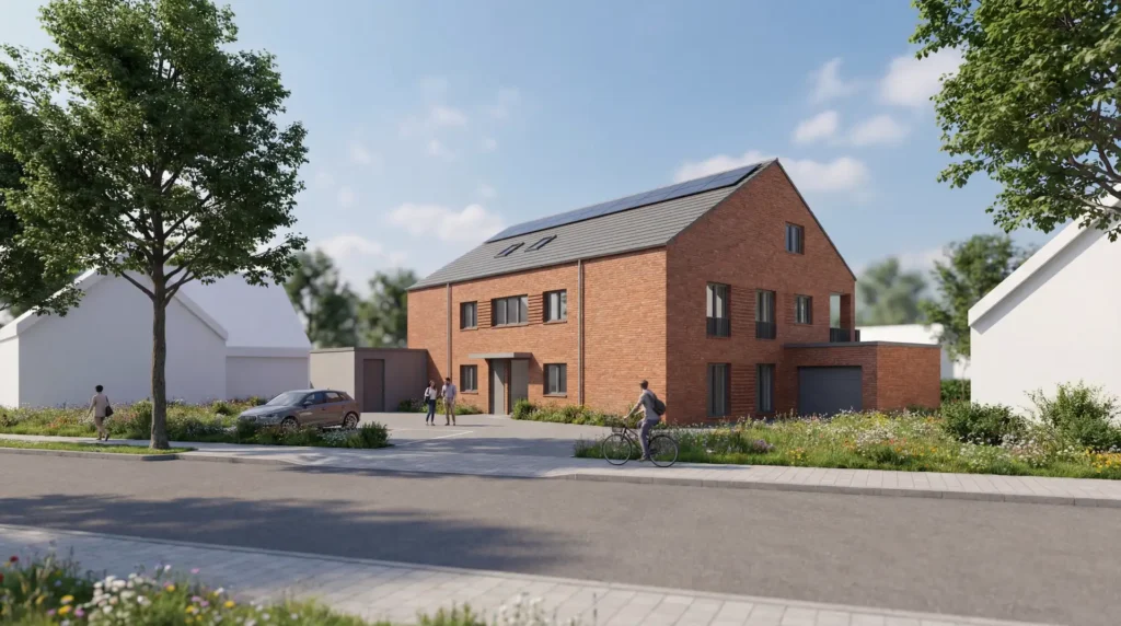 Architekt Mischo Mfh Mehrfamilienwohnhaus Kfw Qng Borken