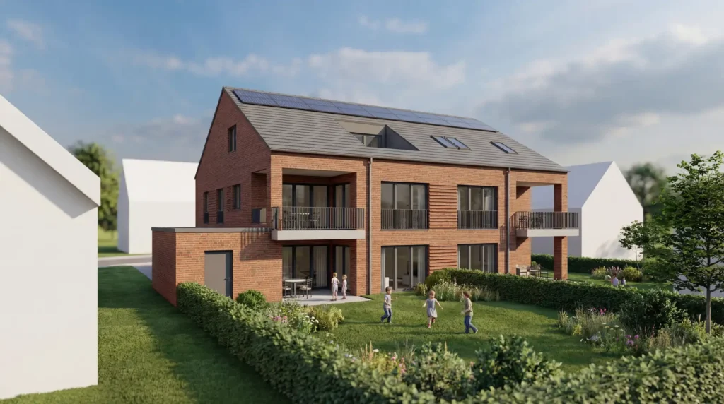 Architekt Mischo Mfh Mehrfamilienwohnhaus Kfw Qng Borken
