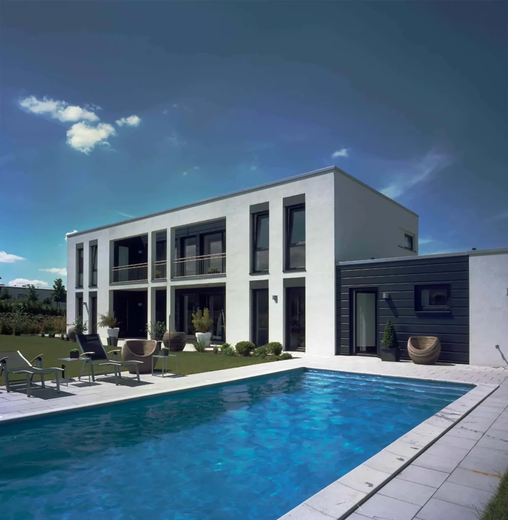 Architekt Mischo Pool Neubau Villa Architektur Nrw Borken