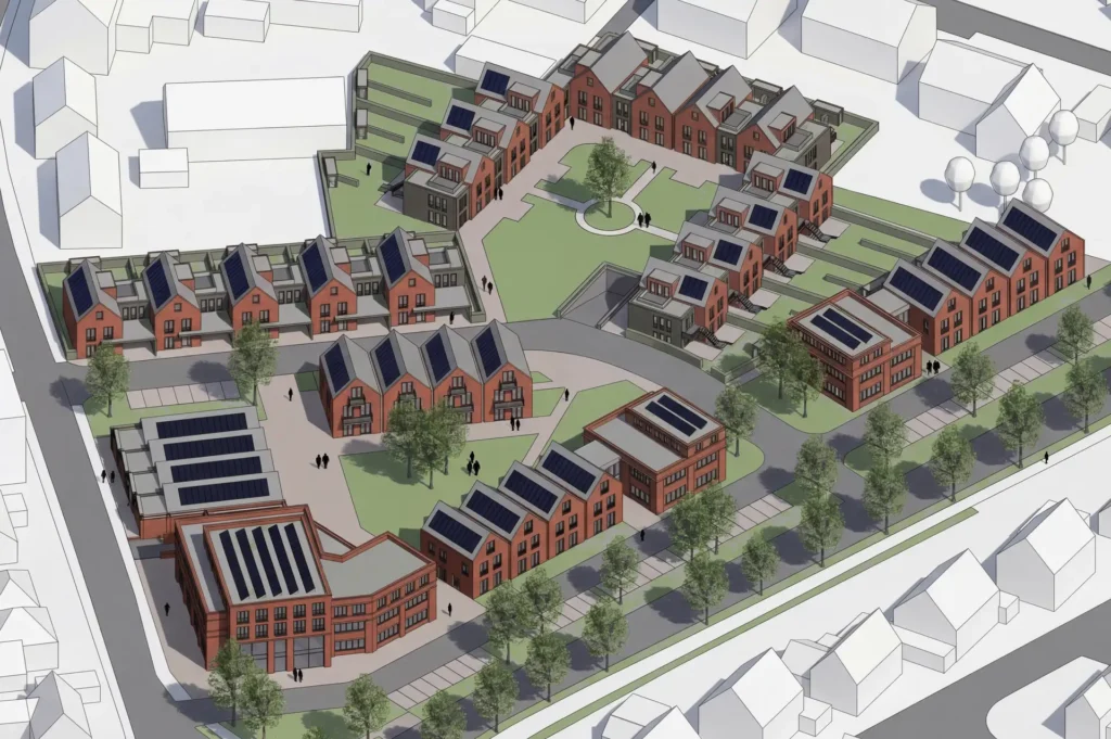 Architekt Mischo Projektentwicklung Entwurf Quartier Borken Nrw