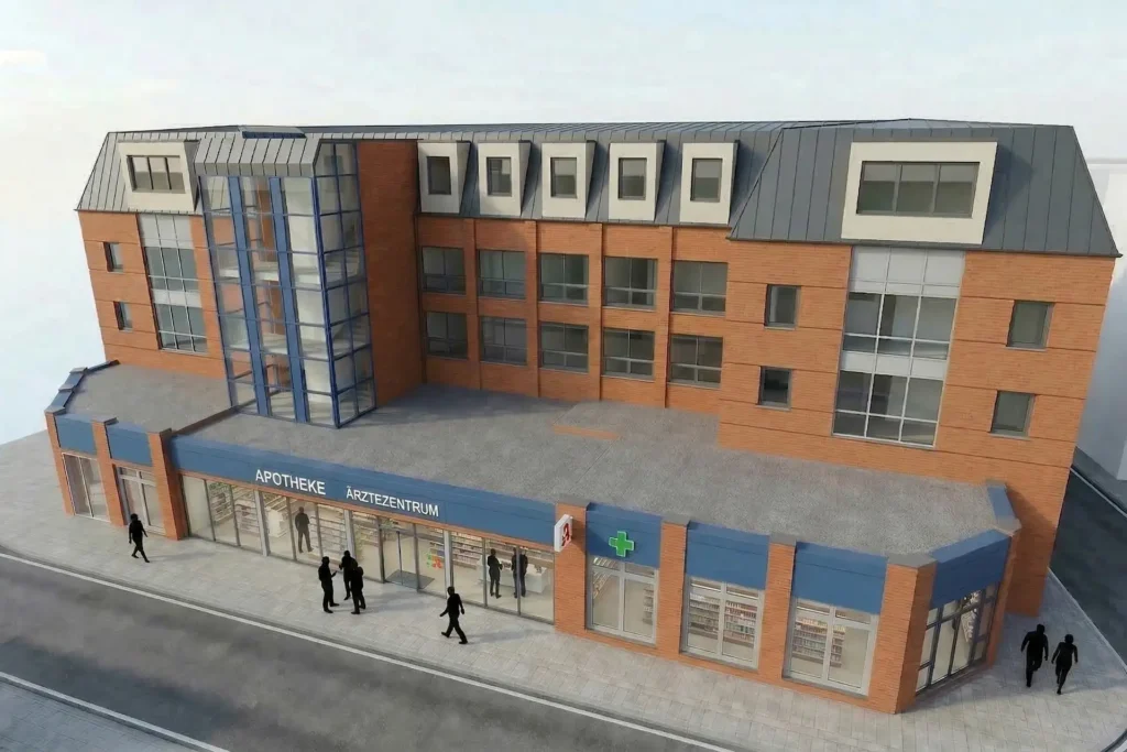 Architekt Mischo Projektentwicklung Entwurf Quartier Borken Nrw