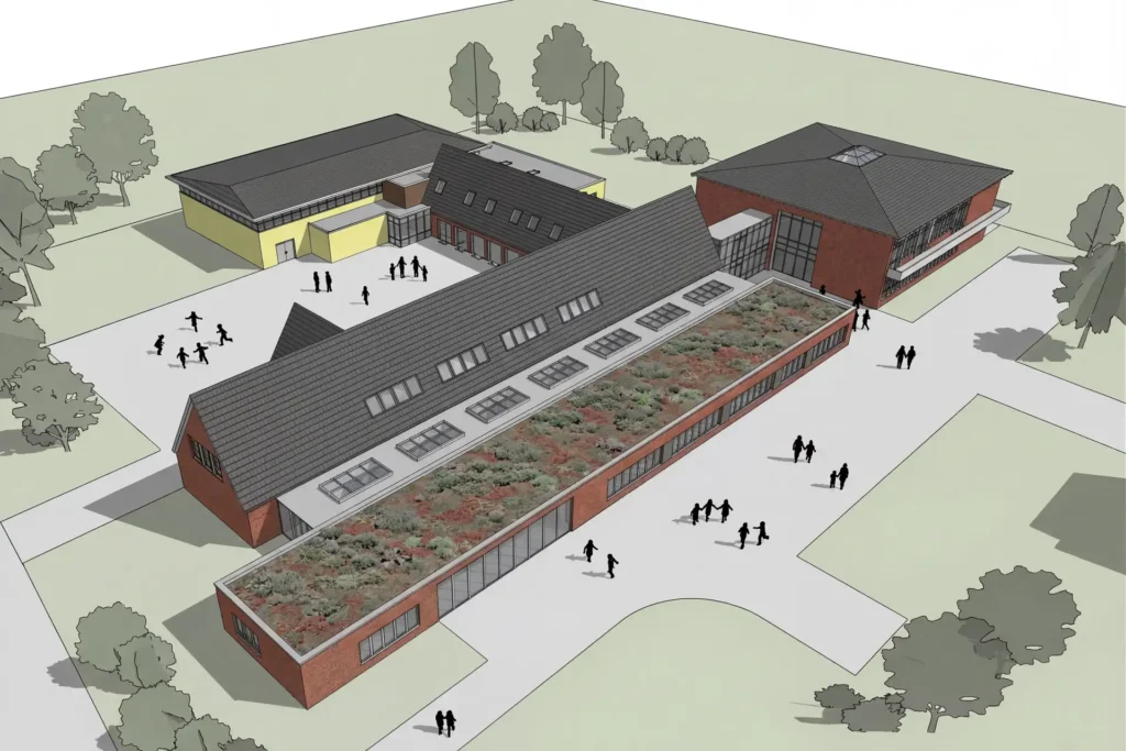 Architekt Mischo Projektentwicklung Entwurf Quartier Borken Nrw