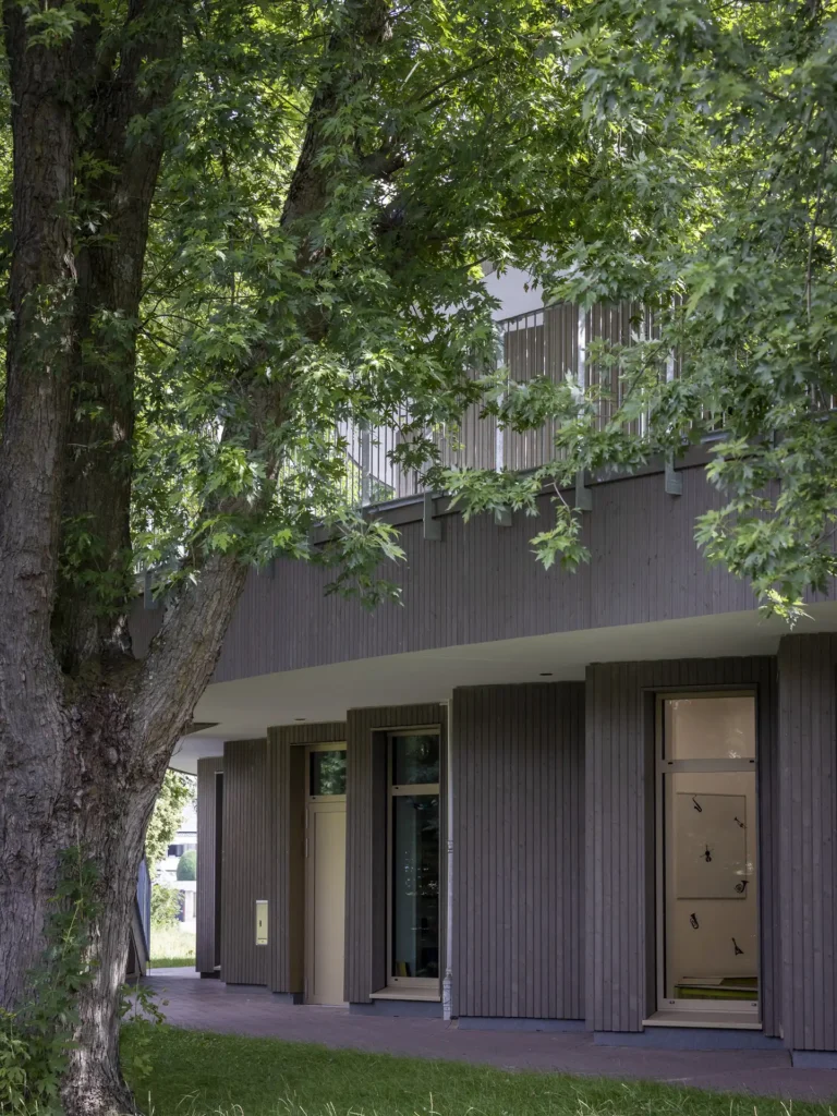 Architekt Schule Holzfassade öffentlich Holzrahmenbau Holzmassiv Architektur Nrw Borken