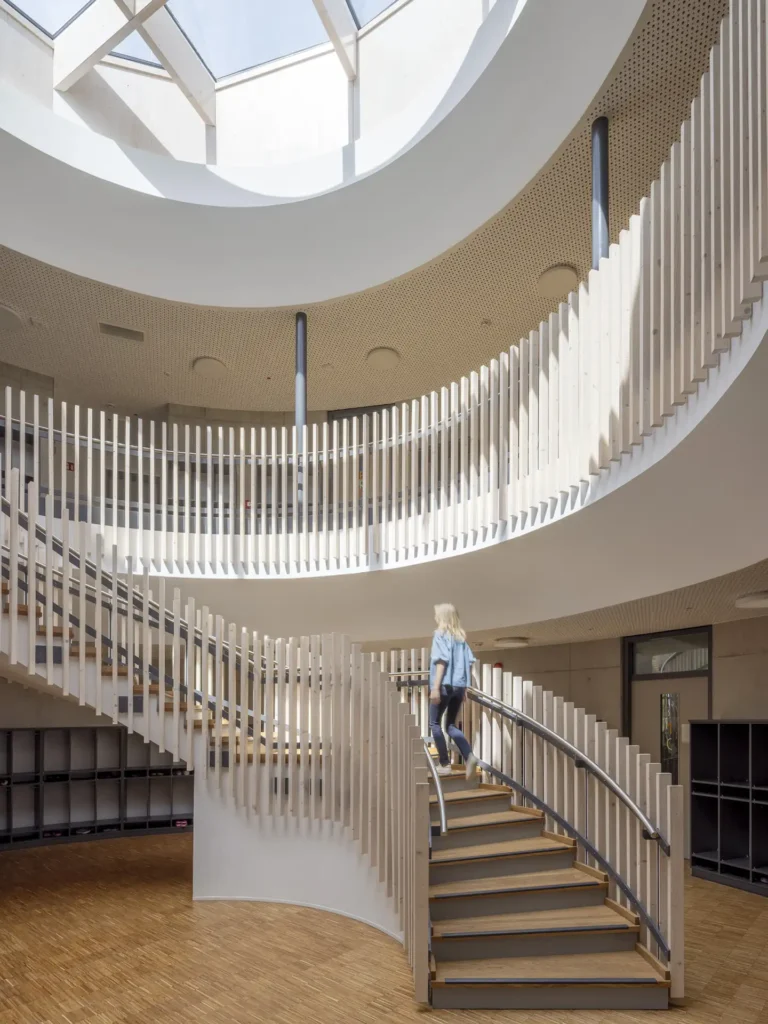 Architekt Schule Holzfassade öffentlich Holzrahmenbau Holzmassiv Architektur Nrw Borken
