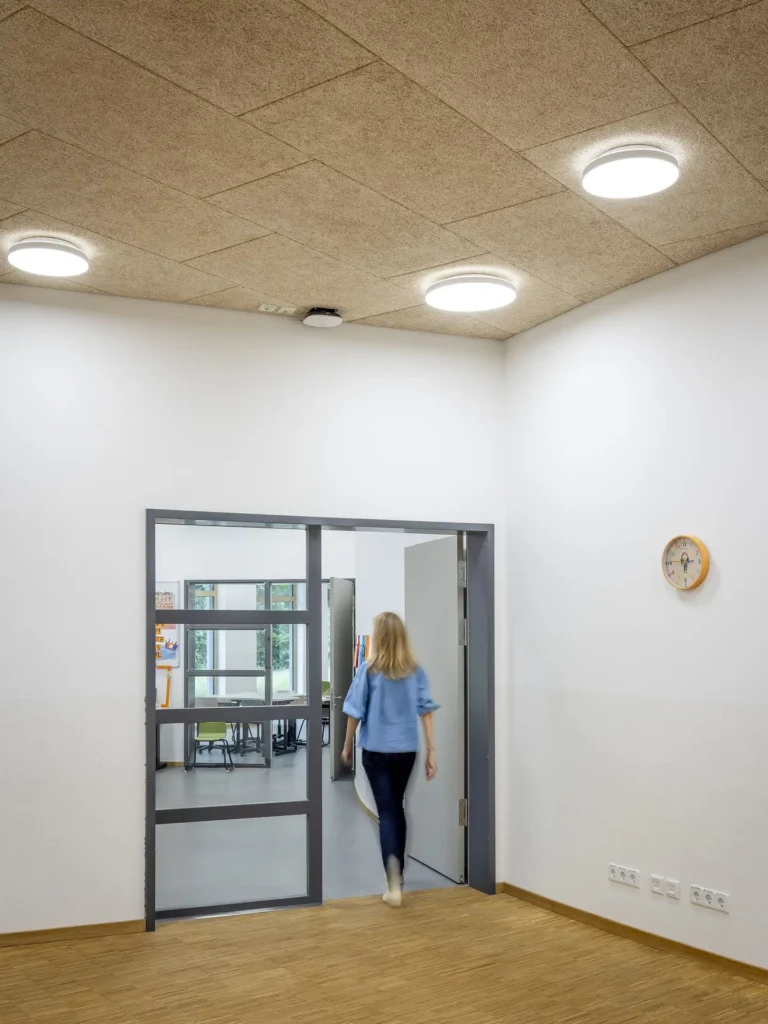 Architekt Schule Holzfassade öffentlich Holzrahmenbau Holzmassiv Architektur Nrw Borken