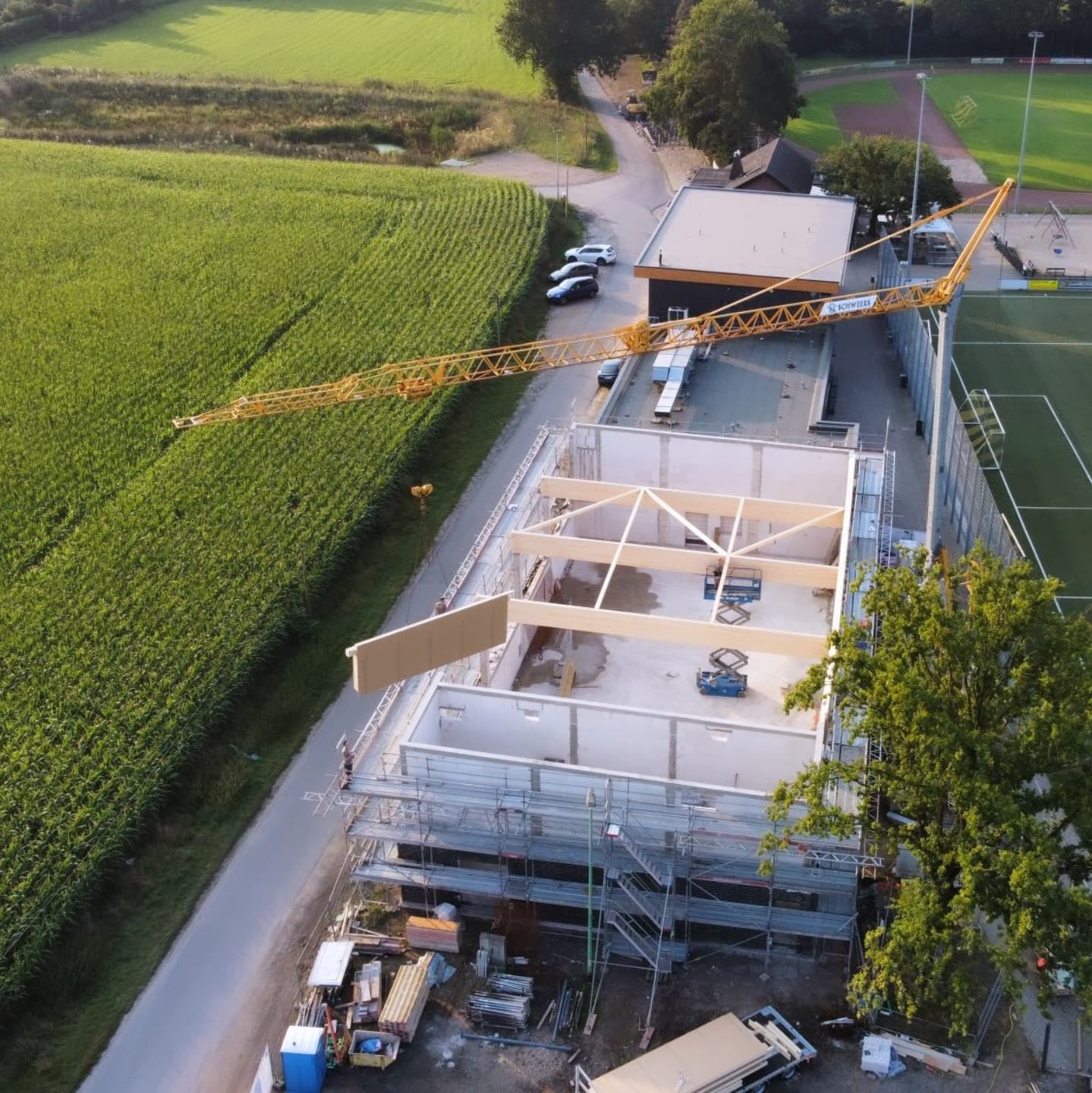 Dach ✔️ Turnhalle in Lowick! Danke für die Bilder schweersbau und mersmann_moellmann